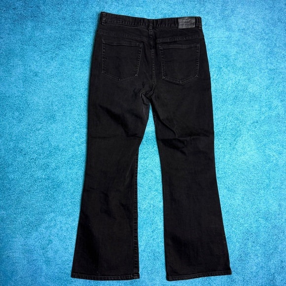 Vintage RALPH LAUREN WOMENS Y2K JEANS Size 12 Classic Bootcut Mid Rise Black - Picture 13 of 14